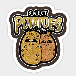 POTATO Lover Vegetable Pun Funny Food  - Funny Potato Quotes Sticker